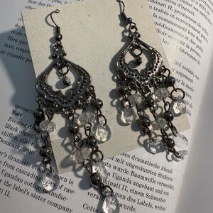 Silver Chandelier Earrings